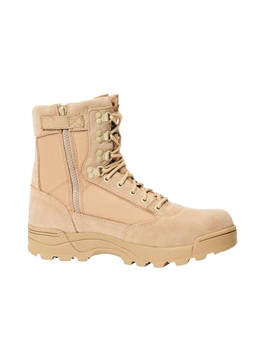 Brandit Herren Tactical Boots Zipper Taktische Militärstiefel, Beige, 43 EU von Brandit