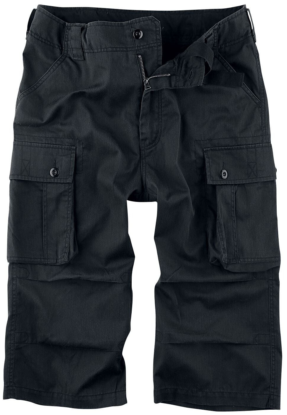 Cargo Shorts von Brandit - Cody 3/4 Vintage Short - S bis 4XL - für Männer - schwarz von Brandit