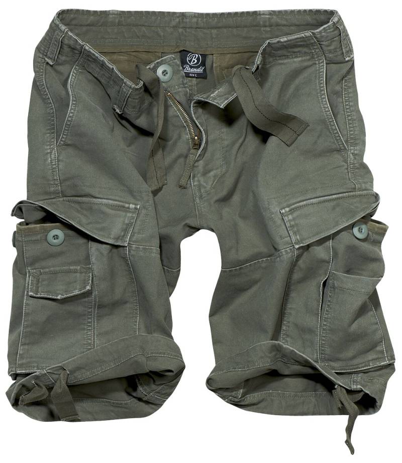 Cargo Shorts von Brandit - Vintage Shorts - S bis 7XL - für Männer - oliv von Brandit