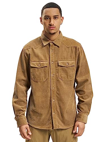 Corduroy Classic Shirt Long Sleeve Camel Gr. 6XL von Brandit