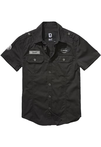 Luis Vintage Shirt Short Sleeve Black Gr. 3XL von Brandit