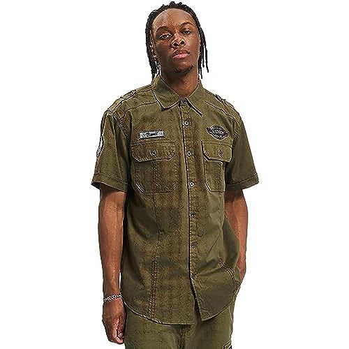 Luis Vintage Shirt Short Sleeve Olive Gr. XL von Brandit