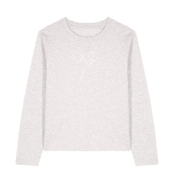 Brandless Basic Bio Damen Longsleeve Rotkehlchen 180 g/m² XXS - XXL von Brandless