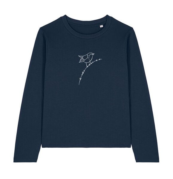 Brandless Basic Bio Damen Longsleeve Rotkehlchen 180 g/m² XXS - XXL von Brandless