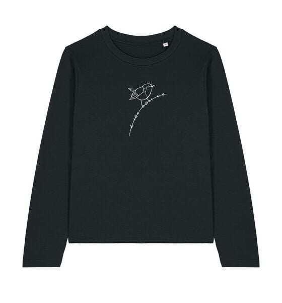 Brandless Basic Bio Damen Longsleeve Rotkehlchen 180 g/m² XXS - XXL Brandless Basic Bio Damen Longsleeve Rotkehlchen 180 g/m² XXS - XXL von Brandless