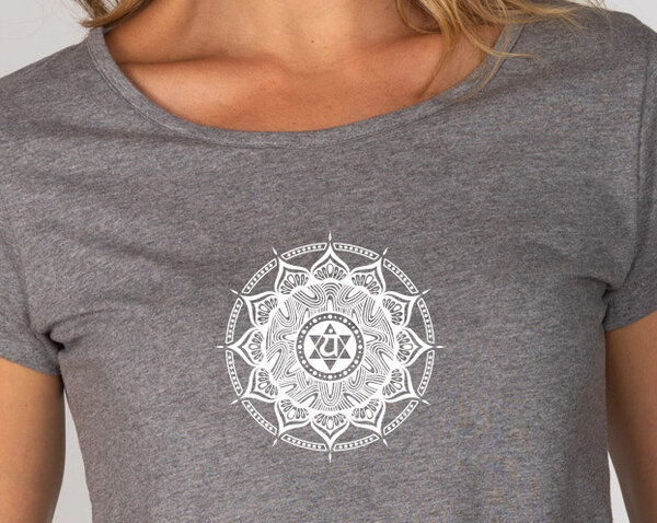 Brandless Basic Bio T-Shirt (ladies) Nr.2 Anahata Chakra von Brandless