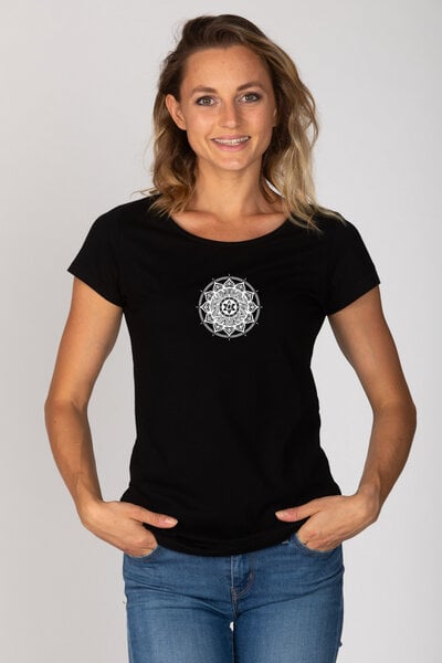 Brandless Basic Bio T-Shirt (ladies) Nr.2 Anahata Chakra von Brandless