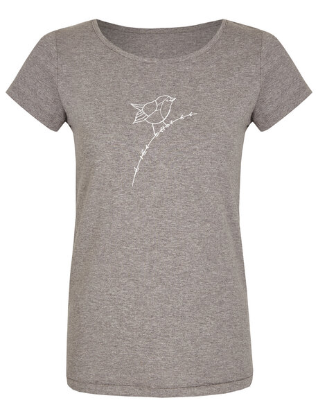 Brandless Basic Bio T-Shirt (ladies) Nr.2 Rotkehlchen von Brandless