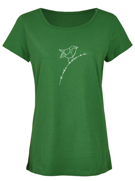 Brandless Basic Bio T-Shirt (ladies) Nr.2 Rotkehlchen von Brandless