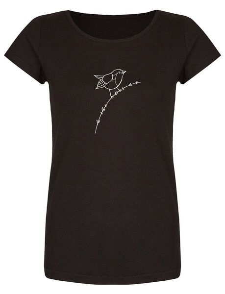 Brandless Basic Bio T-Shirt (ladies) Nr.2 Rotkehlchen von Brandless