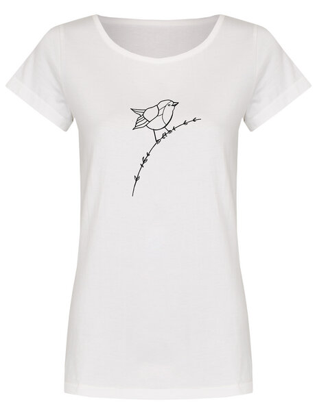 Brandless Basic Bio T-Shirt (ladies) Nr.2 Rotkehlchen von Brandless