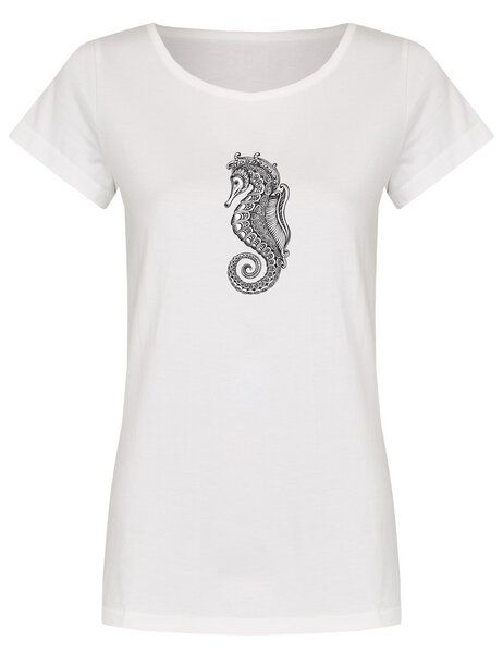 Brandless Basic Bio T-Shirt (ladies) Nr.2 Seepferd GOTS von Brandless