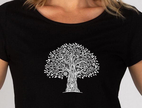 Brandless Basic Bio T-Shirt (ladies) Nr.2 tree life von Brandless