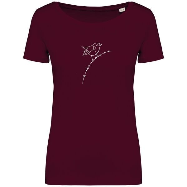 Brandless Basic Bio T-Shirt (ladies) Nr.4 Rotkehlchen 155g/m² von Brandless