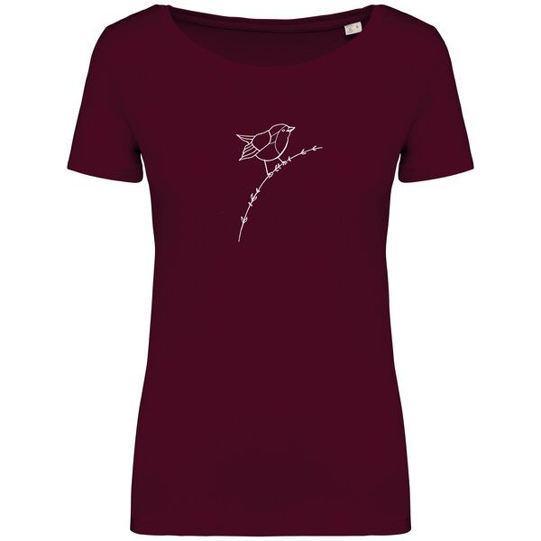 Brandless Basic Bio T-Shirt (ladies) Nr.4 Rotkehlchen 155g/m² von Brandless