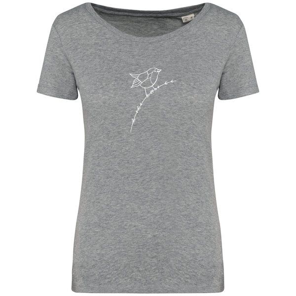 Brandless Basic Bio T-Shirt (ladies) Nr.4 Rotkehlchen 155g/m² von Brandless