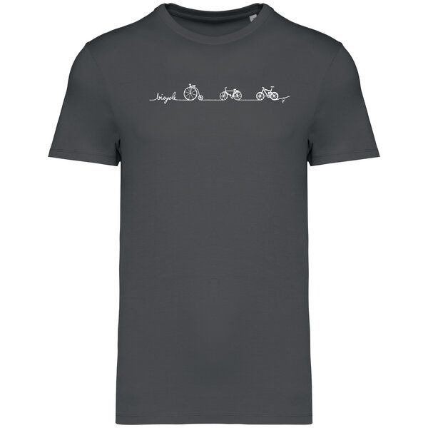 Brandless Basic Bio T-Shirt Men Bicycle Line Nr. 5 ( 180g/m²) von Brandless