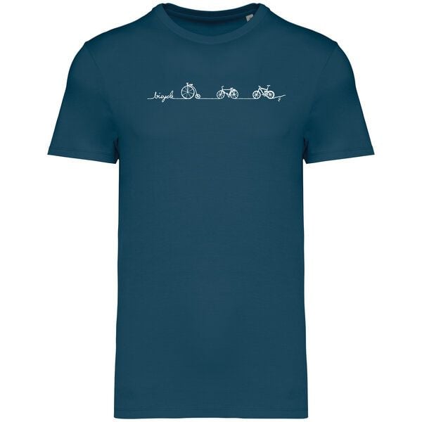 Brandless Basic Bio T-Shirt Men Bicycle Line Nr. 5 ( 180g/m²) von Brandless