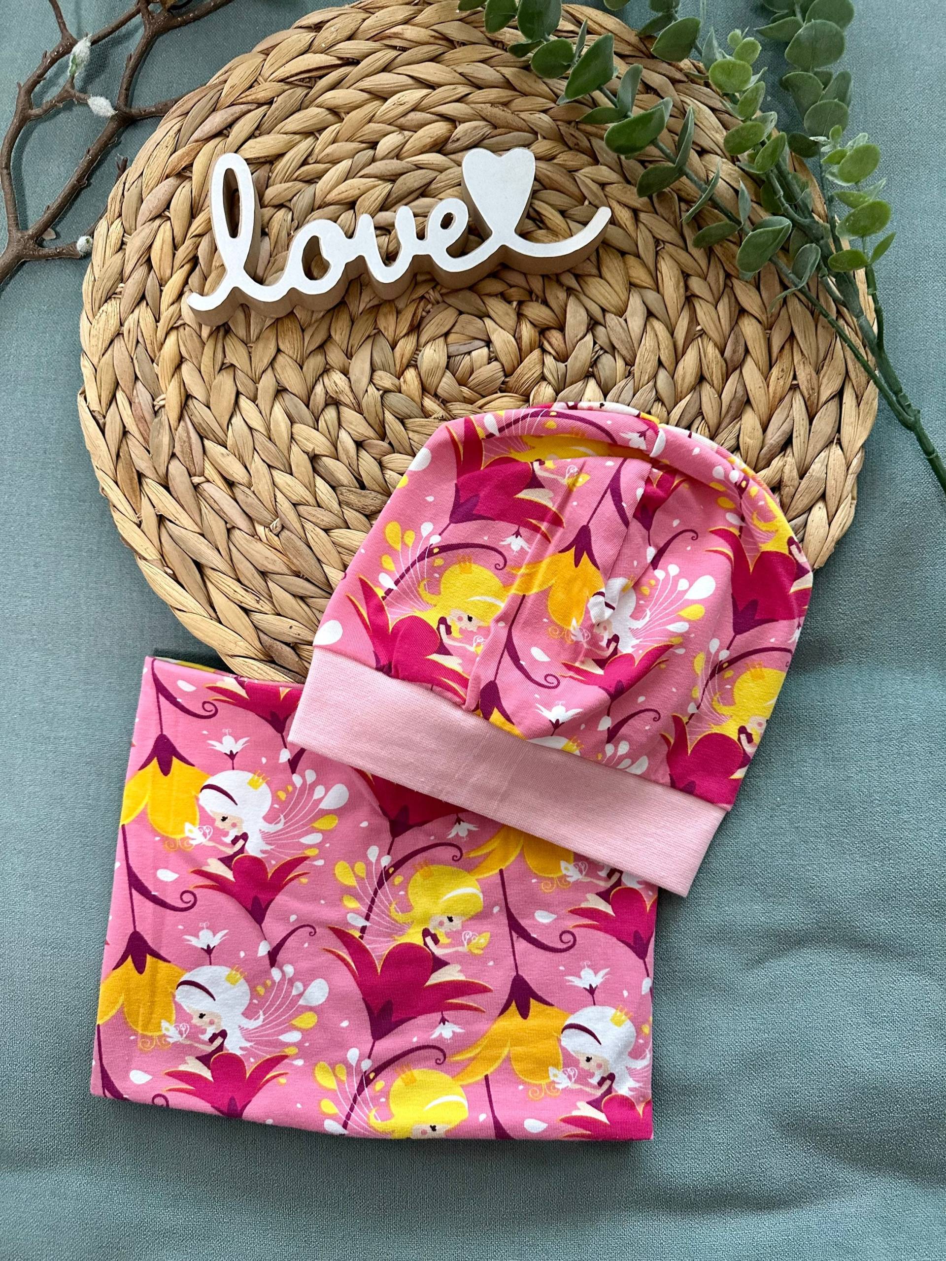 Set Beanie Und Loop „Feen" Ku 49-53 von BrandmadeRegensburg
