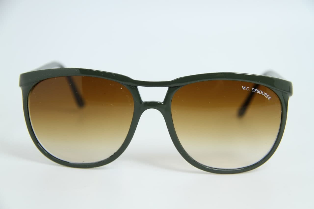 Debourse 313 Grüne Sonnenbrille Pc Brown Gradient Lens von BrandsMarketStore