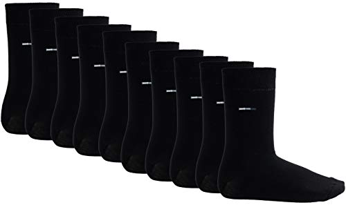 Brandsseller 10 Paar Herren Socken Business Farbe: Schwarz - Größe: 39-42 von Brandsseller