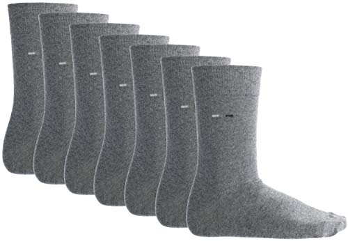 Brandsseller 7 Paar Herren Socken Business Farbe: Hellgrau - Größe: 39-42 von Brandsseller