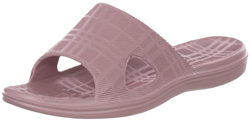 Brandsseller Damen Badeschuhe Badeschlappen Badelatschen Strandschuhe Uni (Altrosa, EU Schuhgrößensystem, Erwachsene, Numerisch, M, 41) von Brandsseller