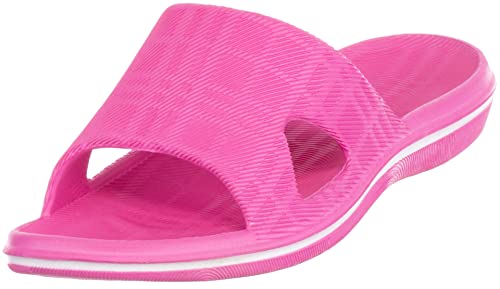 Brandsseller Damen Badeschuh 40/41 Pantolette Badeschlappe Badelatsche Strandschuh Sauna Schwimmbad – Pink von Brandsseller