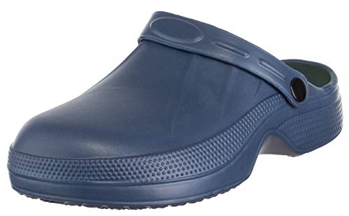 Brandsseller Damen Clog mit Eva Einlegesohle Hausschuh-Gartenschuh Navy 37 von Brandsseller