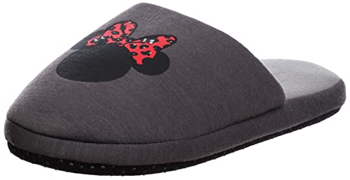 Brandsseller Damen Hausschuh Pantolette mit Motiven im Stil von Minnie Grau 36-37 von Brandsseller