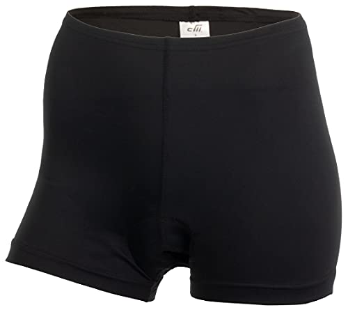Brandsseller Fahrradhose Damen Sitzpolster Unterwäsche Radunterhose Radlerhose Radhose Schwarz L von Brandsseller