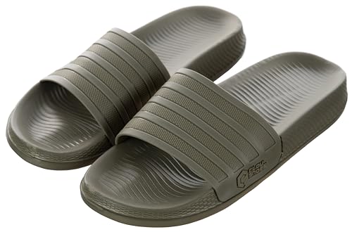 Brandsseller Herren Badelatschen Slipper 40/41 – Weiche Freizeit- & Badeschuhe mit Dicker Eva-Sohle – Stabil, Wasserfest & Ergonomisch – Ideal für Gym, Zuhause & Urlaub Grün von Brandsseller