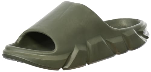 Brandsseller Herren Badeschuhe Badelatschen Slides Hausschuhe Soft Robust Komfortabel Grün 46/47 von Brandsseller