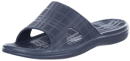 Brandsseller Herren Badeschuhe Badeschlappen Badelatschen Strandschuhe Uni (Blau Uni, EU Schuhgrößensystem, Erwachsene, Numerisch, M, 45) von Brandsseller