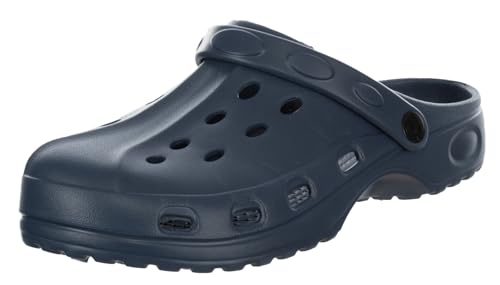Brandsseller Herren Clogs Gartenclogs Gartenschuhe Badeschuhe Pantoletten Hausschuhe Leicht Blau 44 von Brandsseller