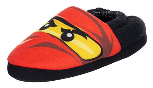 Brandsseller Jungen Hausschuh Pantoffel mit Motiven im Stil von Ninjago Rot 25/26 von Brandsseller