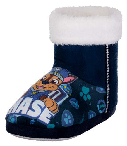 Brandsseller Jungen Hüttenschuh Hausschuh mit Motiven im Stil von Paw Patrol Blau 27/28 von Brandsseller