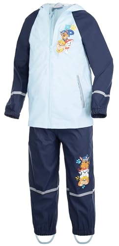 Brandsseller Jungen Kinder Regen Set 110-116 Regenjacke und Regenhose mit Motiv - Blau Brandsseller Jungen Kinder Regen Set 110-116 Regenjacke und Regenhose mit Motiv - Blau von Brandsseller