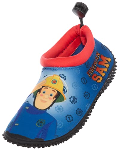 Brandsseller Kinder Badeschuhe Wasserschuhe Aquaschuhe mit Motiven im Stil von Feuerwehrmann Sam von Brandsseller