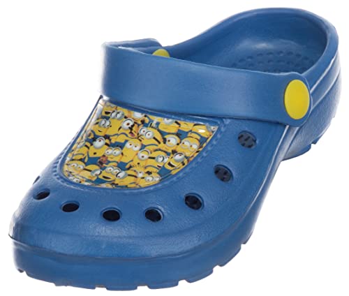 Brandsseller Kinder Clogs Hauschuh Gartenschuh Badeschuh Leichte Sommerclogs mit Motiven im Stil von Minions | 29/30 von Brandsseller