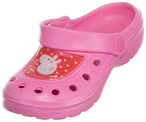 Brandsseller Kinder Clogs Hauschuh Gartenschuh Badeschuh Leichte Sommerclogs mit Motiven im Stil von Peppa Pig | 27/28 Brandsseller Kinder Clogs Hauschuh Gartenschuh Badeschuh Leichte Sommerclogs mit Motiven im Stil von Peppa Pig | 27/28 von Brandsseller