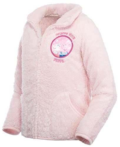 Brandsseller Kinder Fleece Jacke Kuscheljacke mit Stehkragen 110-116 von Brandsseller