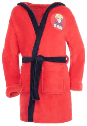 Brandsseller Kinder Kapuzen Bademantel - mit Motiven im Stil von Feuerwehrmann 110/116, Rot Brandsseller Kinder Kapuzen Bademantel - mit Motiven im Stil von Feuerwehrmann 110/116, Rot von Brandsseller