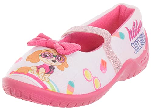 Brandsseller Mädchen Hausschuhe Ballerinas mit Motiven im Stil von Paw Patrol Pink/Rosa 25/26 von Brandsseller