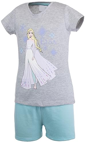 Brandsseller Mädchen Schlafanzug Pyjama Freizeitanzug Set mit Motiven im Stil von Frozen - Shirt und Short 110/116 von Brandsseller