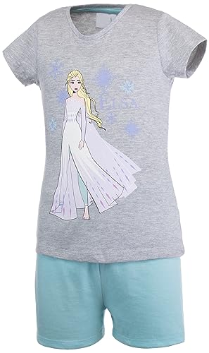 Brandsseller Mädchen Schlafanzug Pyjama Freizeitanzug Set mit Motiven im Stil von Frozen - Shirt und Short 98/104 von Brandsseller