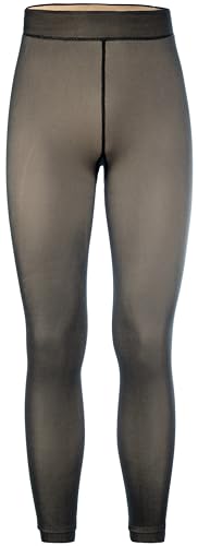 Brandsseller Thermo Leggings Blickdicht Transparent Effekt High Waist Gefütterte Stretch Durchscheinend Innenfleece Warm Schwarz L-XL Brandsseller Thermo Leggings Blickdicht Transparent Effekt High Waist Gefütterte Stretch Durchscheinend Innenfleece Warm Schwarz L-XL von Brandsseller