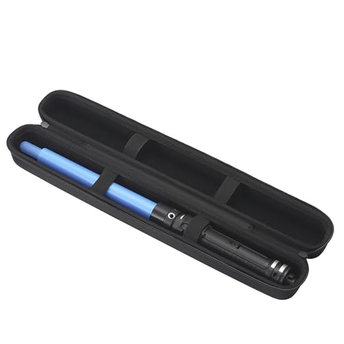 Brappo Lichtschwerter für Kinder, kompatibel mit einziehbarem Lichtschwert bis zu 43,9 cm, hält 2 Star Wars Lichtschwerter gleichzeitig. (Nur Hülle) (schwarz) von Brappo