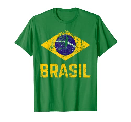 BRASIL BRASILIEN Flagge | Damen Herren Kinder BRASILIEN T-Shirt von Brasil Family Shop
