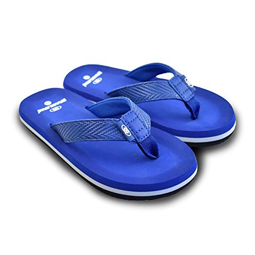 Brasileras Kinder Zehensandalen rutschfester bequem schuhe für strand/schwimmbad/stadt königsblau 33 EU von Brasileras